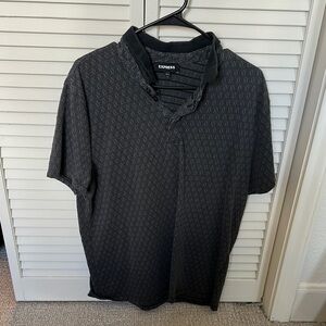 Express Men's Black Polo Shirt